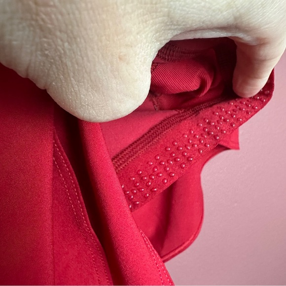 Lululemon Court Rival High Rise Skirt Dark Red Size 4 Running Skort Swift Fabric - Picture 7 of 9